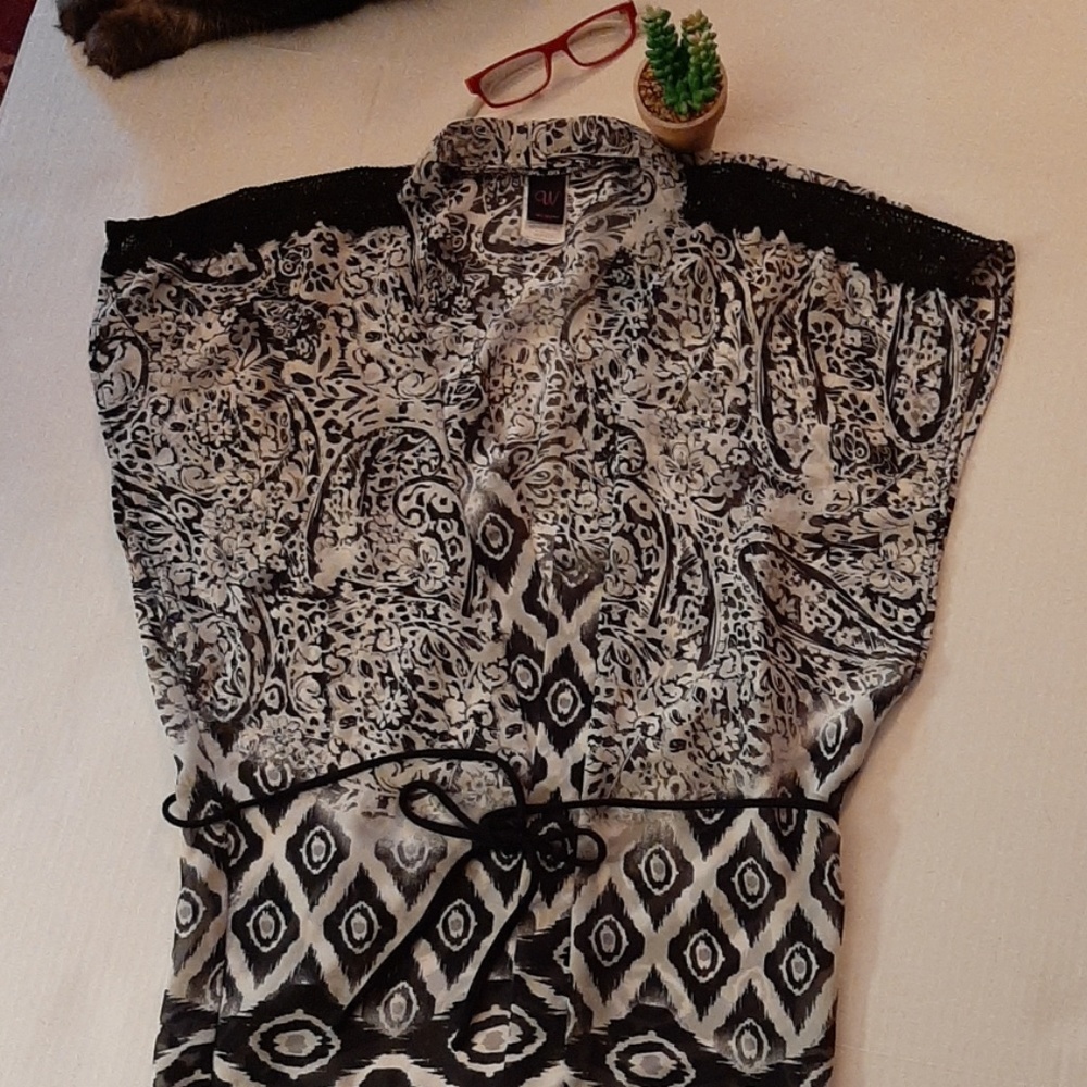 Sheer top by Wrapper
